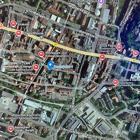 City Apart 2 Stadtwohnung Mit Netflix Nahe Bahnhof Sinsheim Exterior foto
